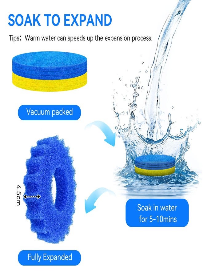 HDWGGD Pond Filter Sponges Replacement for VIVOHOME/VEVOR/VIVOGROW 1580/1840 GPH Pond Filter Parts Compatible with SUNSUN/Grech CPF-2500/3500 Pond Filter Replacement Pads for Koi Ponds - Image 4
